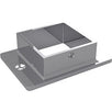 Square 50.8mm, Oblong Flange  – Various Finishes
