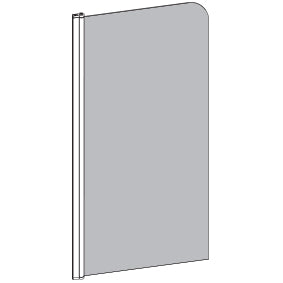 Trilogy Pivot Bath Screen 1500mm