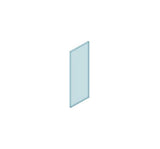 Vertical Side Fixed Glass Pool Fence Panel (12mm Toughened) – Various Sizes