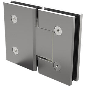 Zurich Glass To Glass 180 Hinge – Pearl Satin
