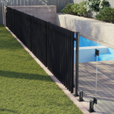 Vertical Side Fixed Glass Pool Fence Panel (12mm Toughened) – Various Sizes